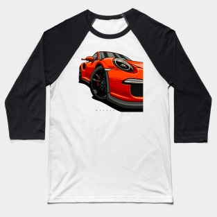 Orange rocket Baseball T-Shirt